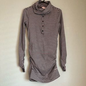 Maternity sweater dress